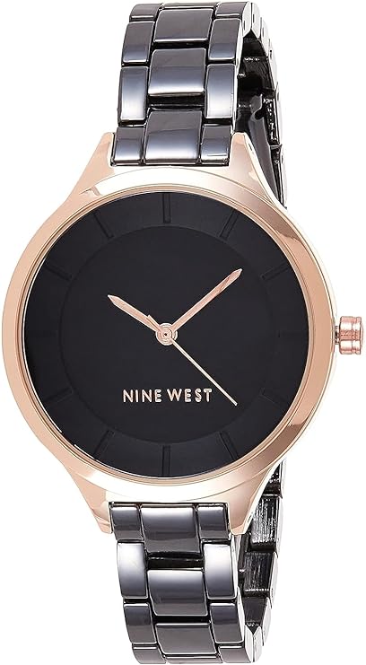 614YBjSWD8L._AC_SY741_-1.jpg Nine West Women's Bracelet Watch - Image 1